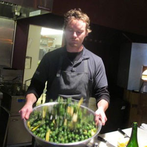 Jarod Ottley (above) was the second chef at Cellar Door, taking over from Charlie Parker in 2010. Ottley was replaced by Ryan Shelton shortly before the name was changed to Le Cigar Volant. Photo by Dan Pulcrano.