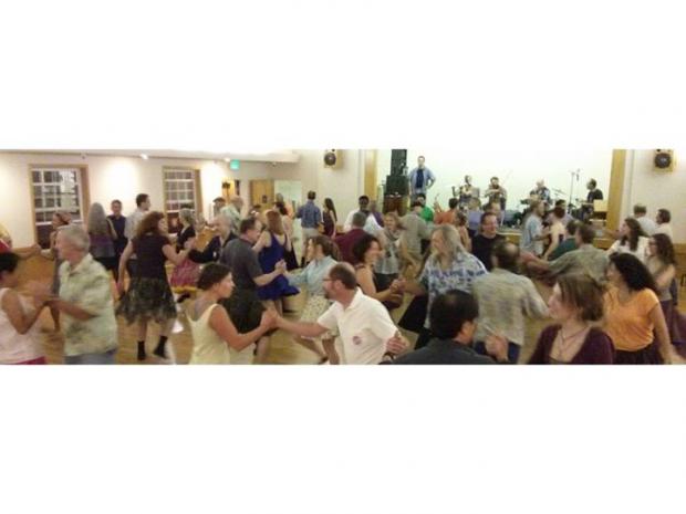 Santa Cruz Contra Dance at Live Oak Grange Wednesday, December 31st 1969