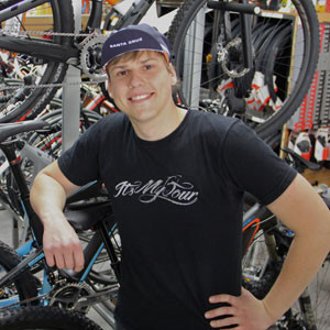 Gene Selkov of Spokesman Bicycles.