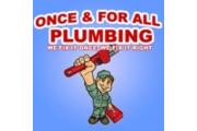 Once And For All Plumbing logo