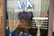 A & K Bodycare logo